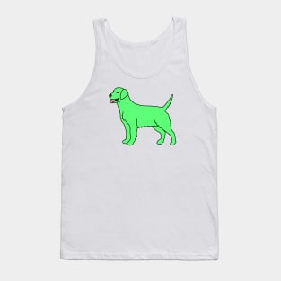 Neon Green Dog Tank Top